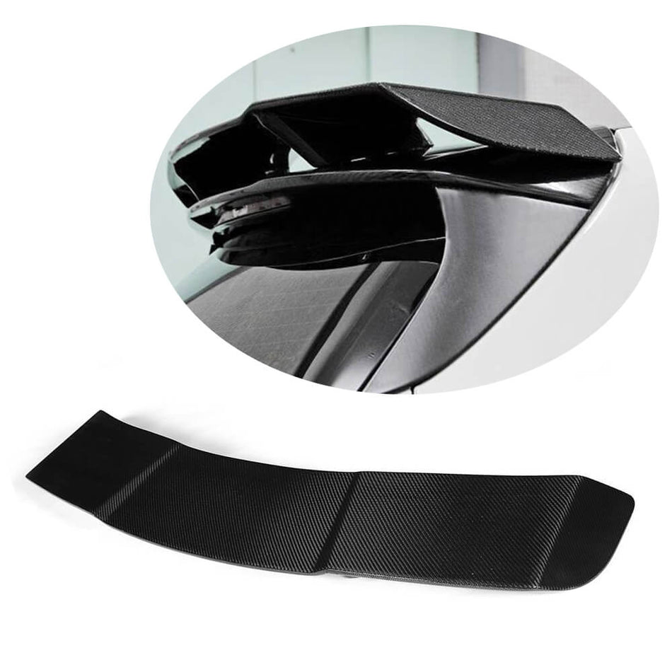 Mercedes Benz W176 Hatchback 13-18 Rear Roof Spoiler Carbon Fiber-Ahacarbon