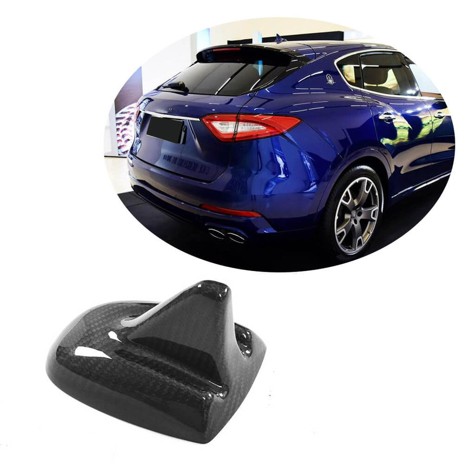 Maserati Levante Car Shark Fin Roof Antenna Carbon Fiber-Ahacarbon