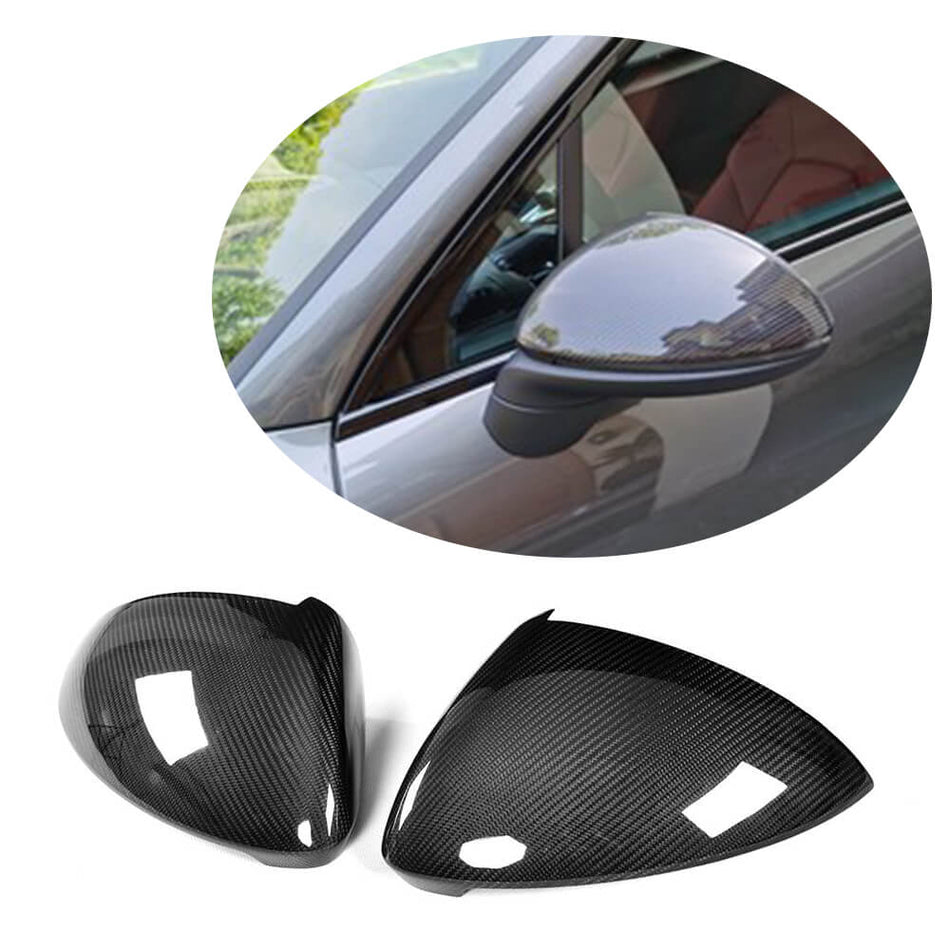 Porsche Cayenne 958 Sport Utility 2018-2021 Mirror Covers Carbon Fiber-Ahacarbon