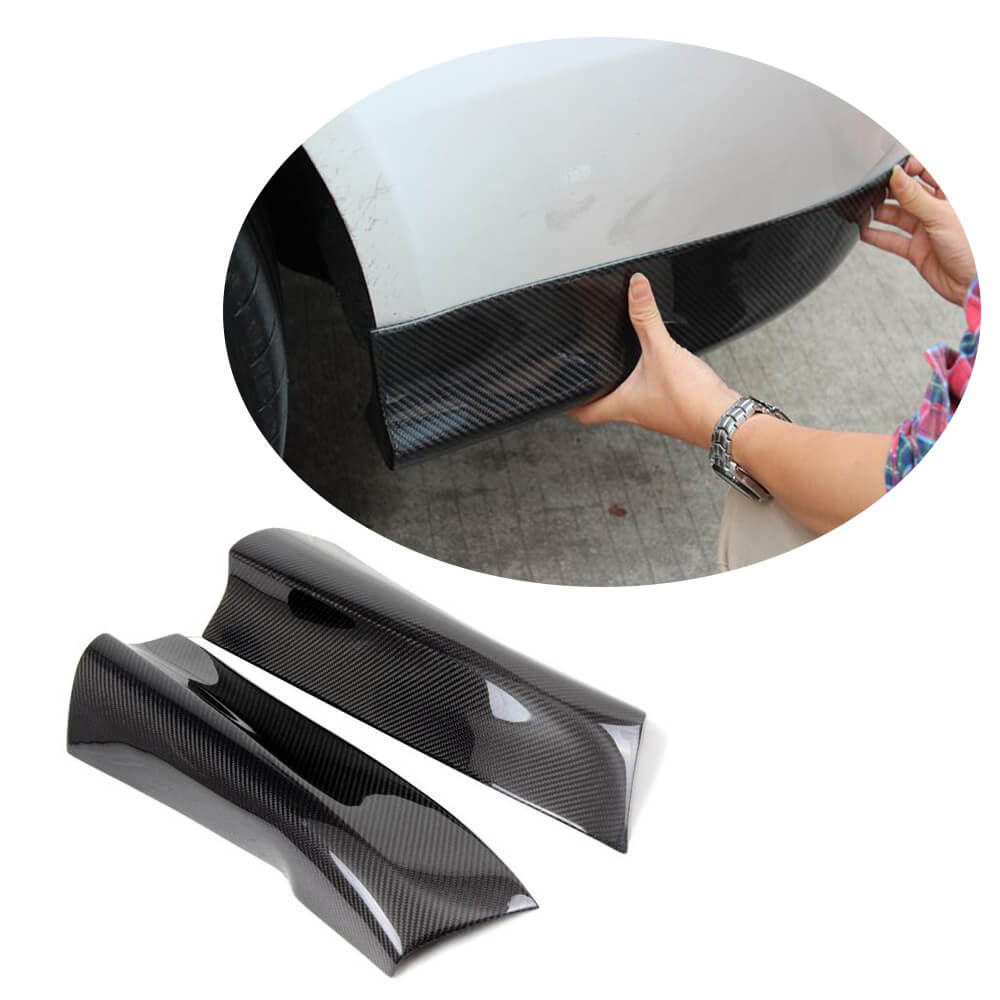 Audi A4 Quattro B8.5 Base Sedan Facelift 2013-2016 Rear Bumper Splitters Carbon Fiber/FRP-Ahacarbon