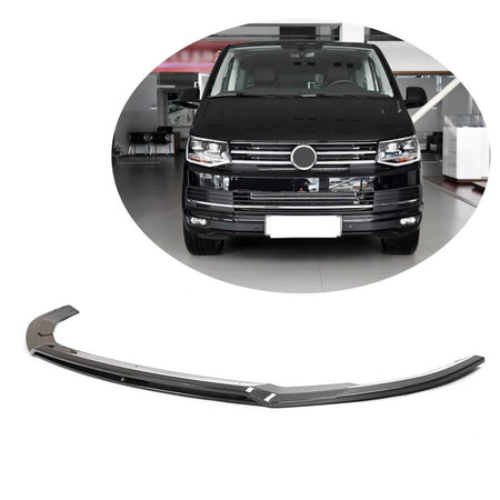 Volkswagen VW Multivan Transporter T6 2015-2020 Front Bumper Lip Carbon Fiber-Ahacarbon