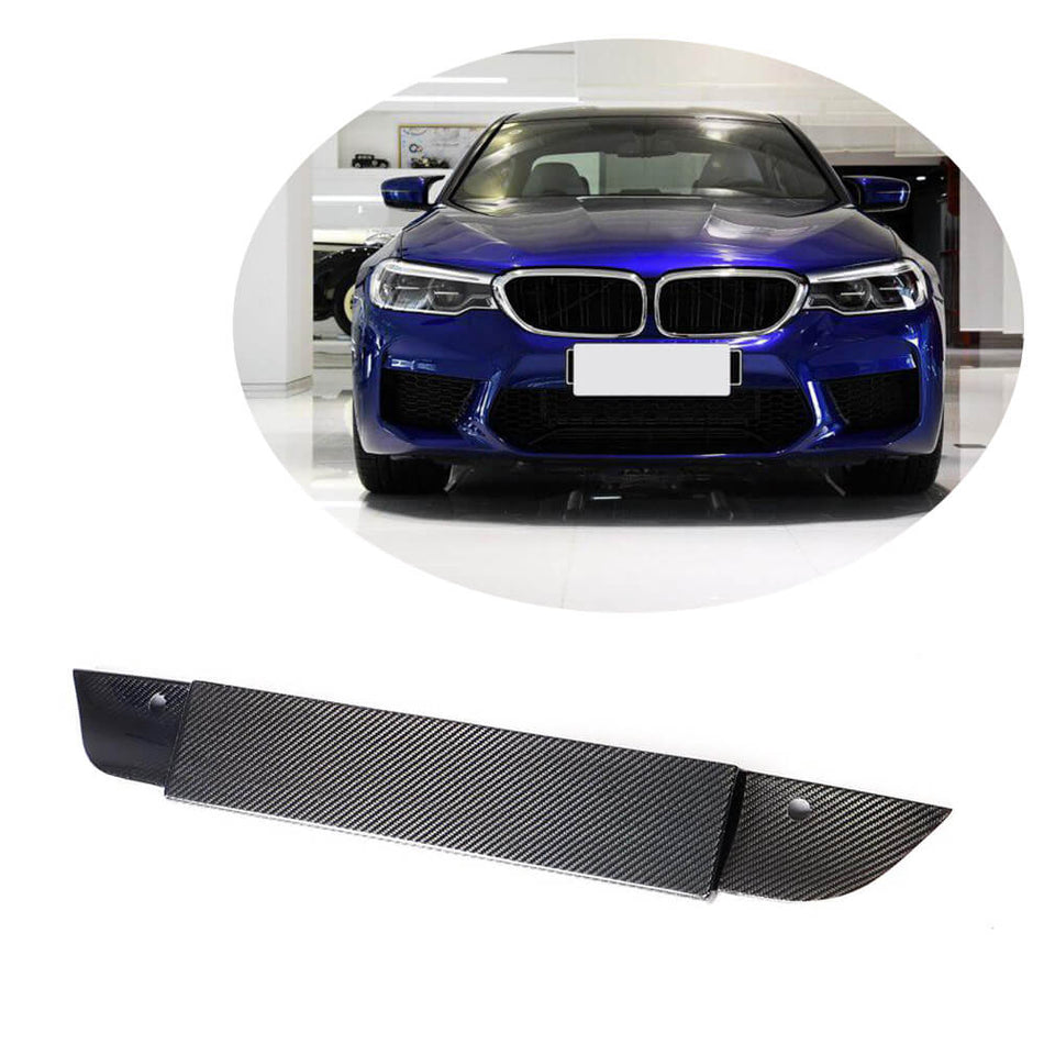 BMW 5 Series F90 M5 Pre-LCI 2018-2020 License Plate Frame Carbon Fiber-Ahacarbon