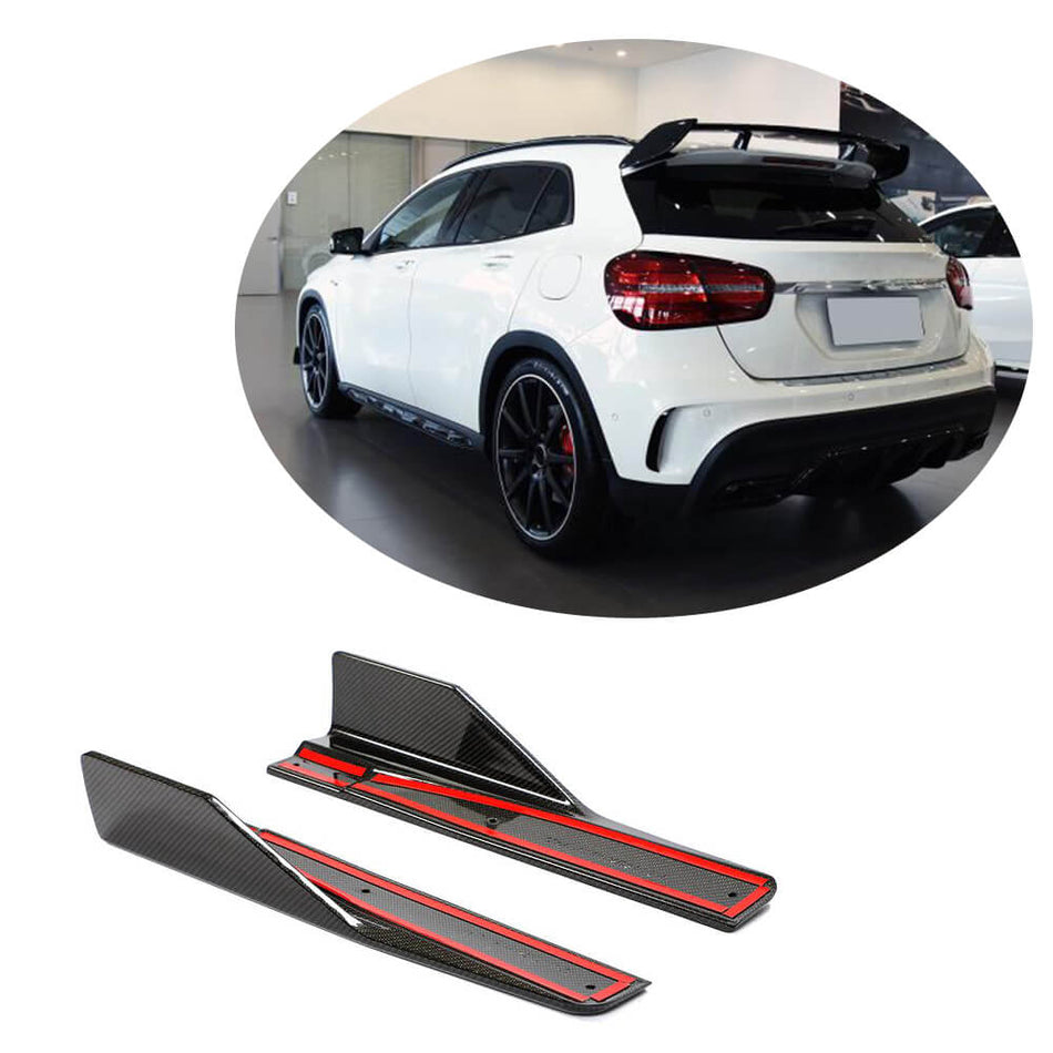 Mercedes Benz GLA Class X156 2014-2020 Side Skirts Splitters Carbon Fiber-Ahacarbon