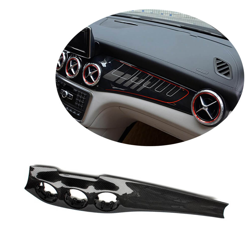 Mercedes Benz (W117) C117 GLA X156 Pre-facelift 2013-2017 Center Console Cover LHD Carbon Fiber-Ahacarbon