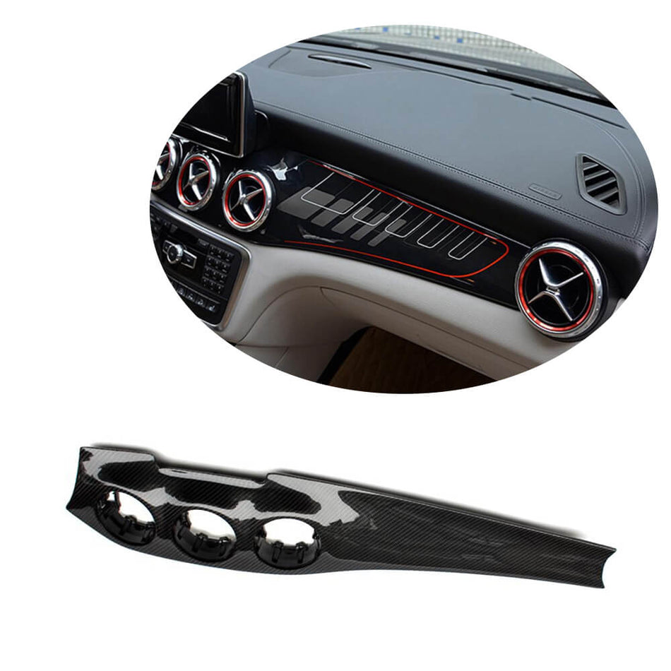 Mercedes Benz (W117) C117 GLA X156 Pre-facelift 2013-2017 Center Console Cover LHD Carbon Fiber-Ahacarbon