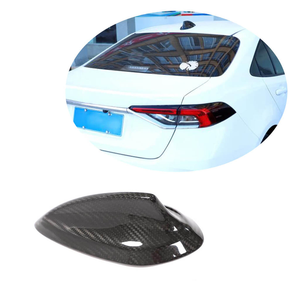 Universal Car Car Shark Fin Roof Antenna Real Dry Carbon Fiber-Ahacarbon