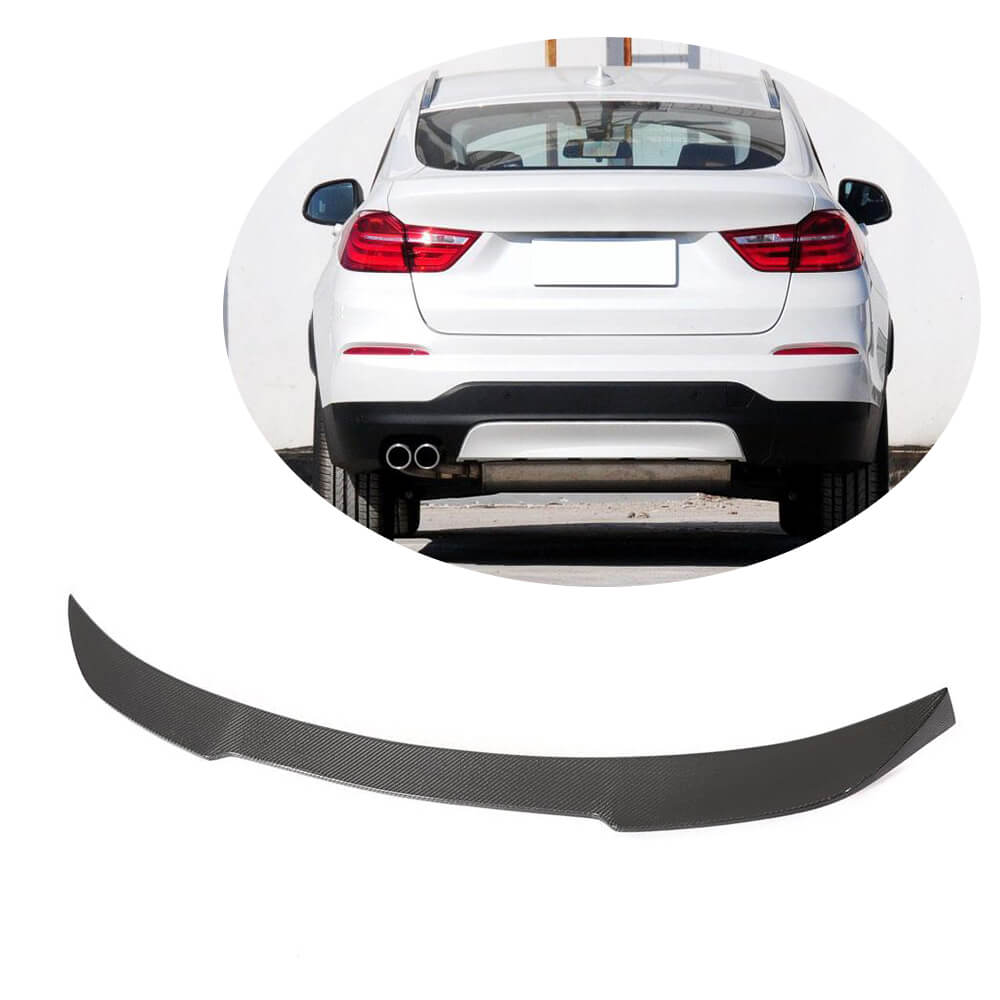 BMW X4 F26 Sport Utility 2014-2018 Rear Trunk Spoiler Carbon Fiber-Ahacarbon