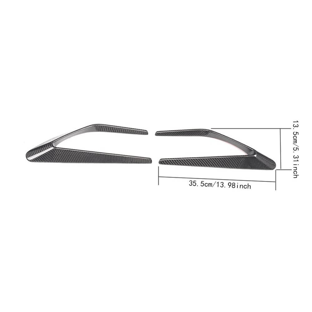 Mercedes Benz W205 C63 AMG Pre-facelift 2015-2019 Side Air Fender Vents Carbon fiber-Ahacarbon