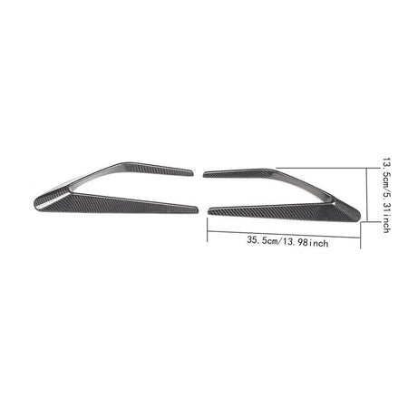 Mercedes Benz W205 C63 AMG Pre-facelift 2015-2019 Side Air Fender Vents Carbon fiber-Ahacarbon
