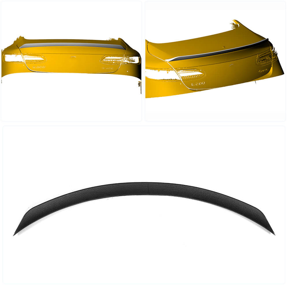 Mercedes Benz E Class (W238) C238 Coupe 2017-2021 Rear Trunk Spoiler Carbon Fiber-Ahacarbon