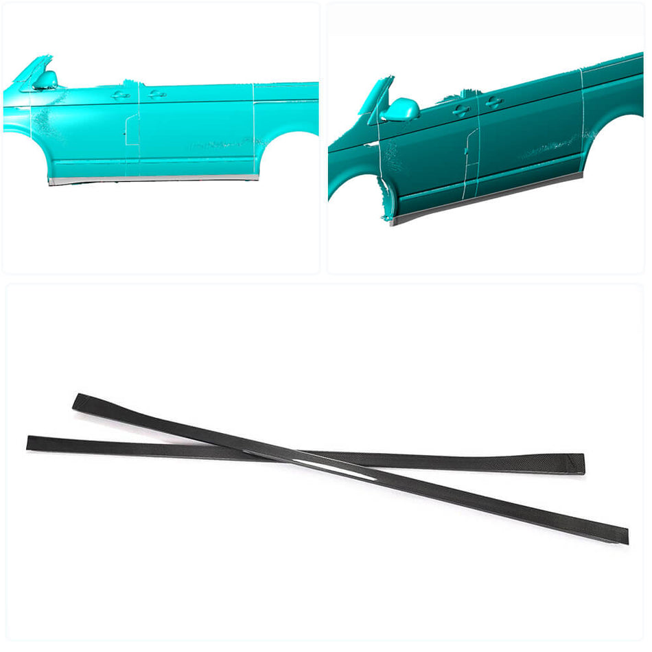 Volkswagen VW Multivan Transporter T6 2015-2020 Side Skirts Carbon Fiber-Ahacarbon