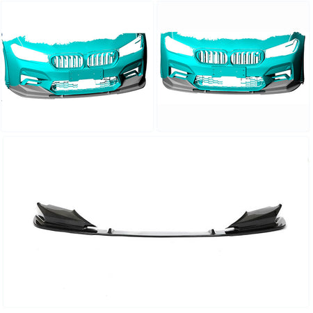 BMW 5 Series F90 M5 LCI 2021UP Front Bumper Lip Carbon Fiber/FRP-Ahacarbon