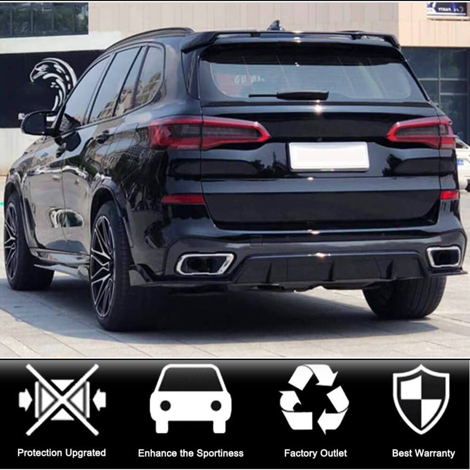 BMW X5 G05 2019-2022 Rear Roof Spoiler Carbon Fiber-Ahacarbon