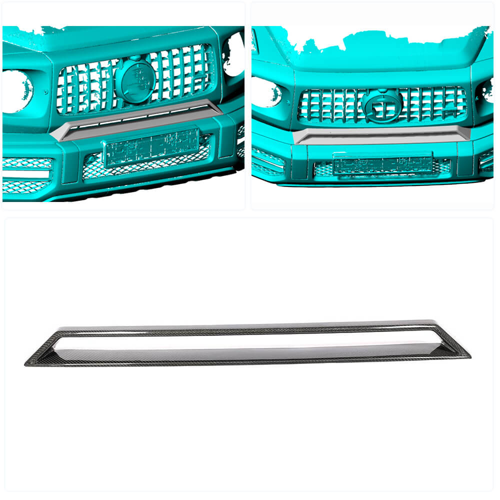 Mercedes Benz G Class W463 G63 AMG 2019UP Front Bumper Vents Carbon Fiber-Ahacarbon