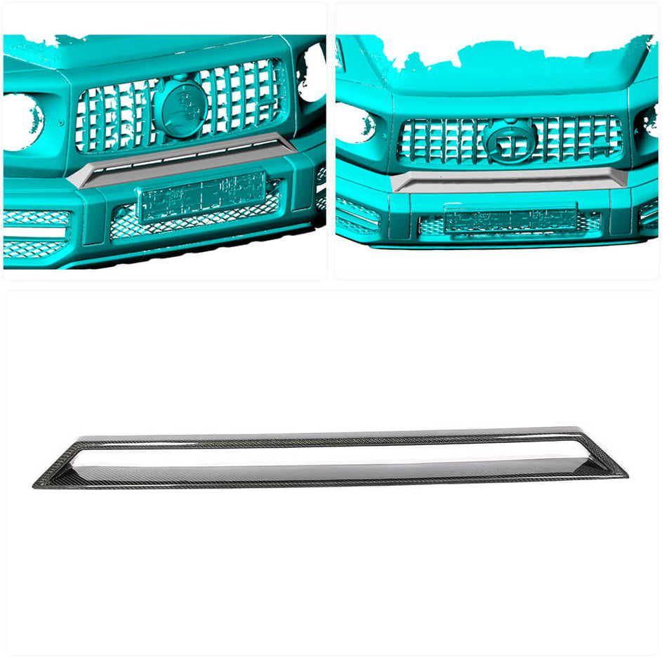 Mercedes Benz G Class W463 G63 AMG 2019UP Front Bumper Vents Carbon Fiber-Ahacarbon