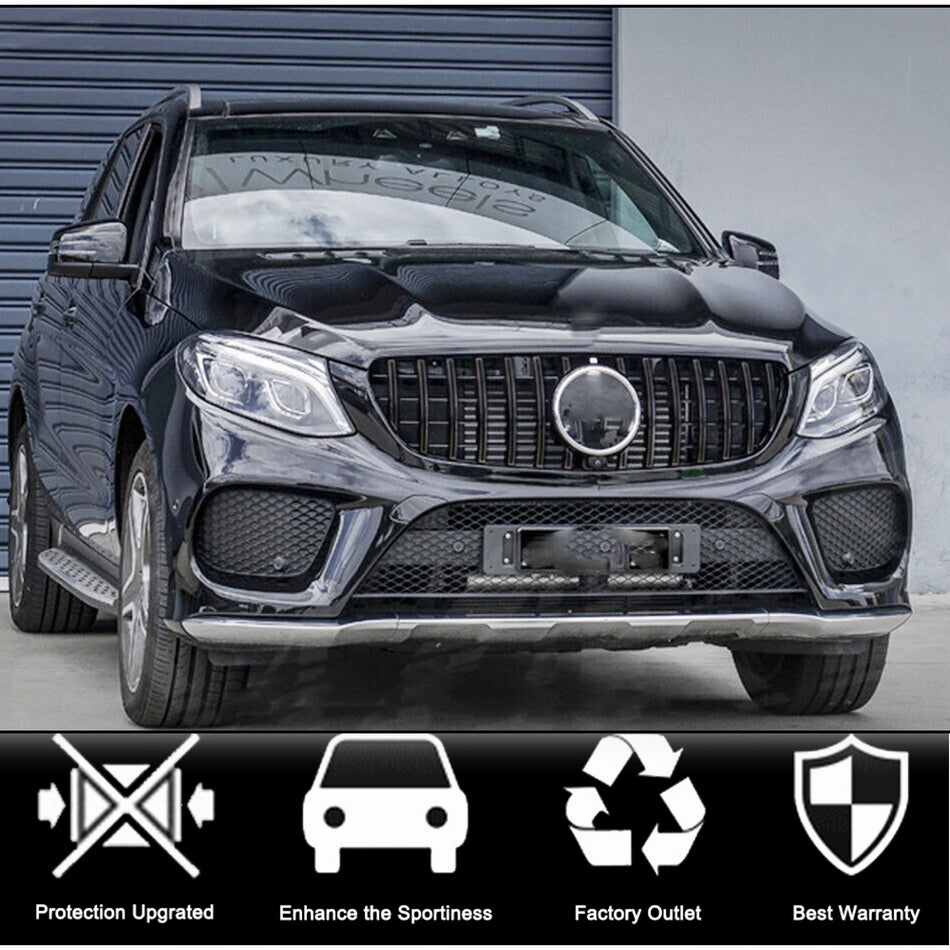 Mercedes Benz GLE Class W292 W166 GTGLE350 GLE400 GLE43 GLE63 AMG 2015-2018 Front Grille ABS-Ahacarbon