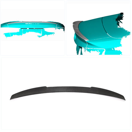 Audi A3 S3 Sline 8V Convertible 2014-2020 Rear Trunk Spoiler Carbon Fiber-Ahacarbon
