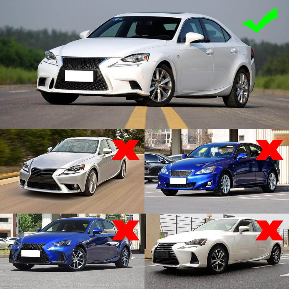Lexus IS250 IS350 F Sport Sedan 2013-2015 Front Bumper Lip Carbon Fiber-Ahacarbon