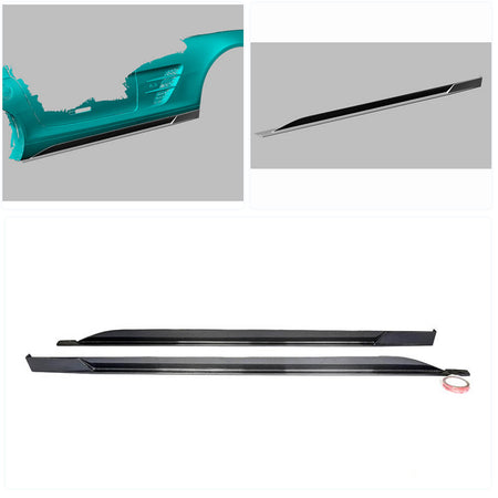 Mercedes Benz C197 R197 SLS AMG 2010-2013 Side Skirts Carbon Fiber-Ahacarbon