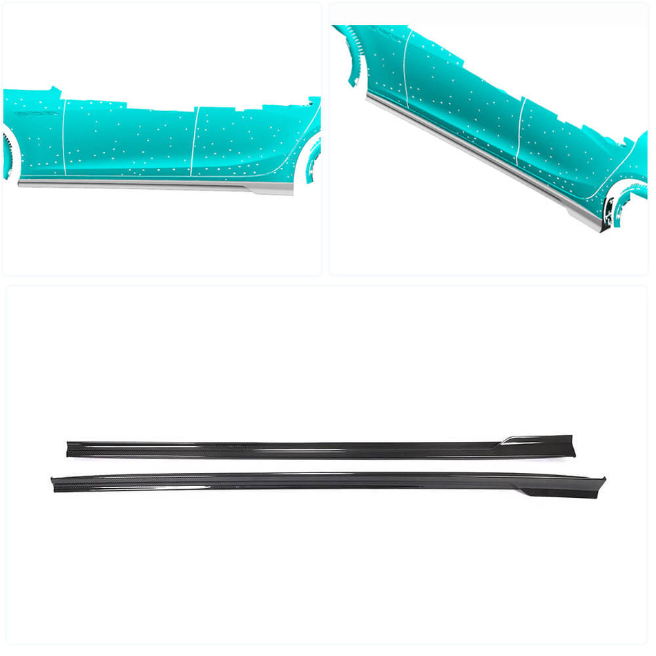Maserati Ghibli M157 2014-2021 Side Skirts Dry Carbon Fiber-Ahacarbon