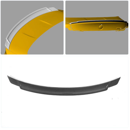 BMW F82 M4 Coupe 2014-2019 Rear Trunk Spoiler Carbon Fiber-Ahacarbon