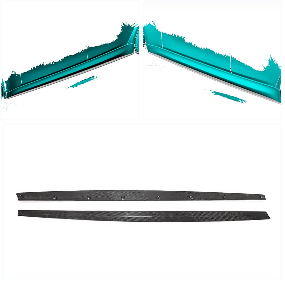 BMW F80 M3 Sedan 4-Door 2014-2019 Side Skirts Carbon Fiber-Ahacarbon