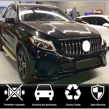 Mercedes Benz GLE Class W292 W166 GTGLE350 GLE400 GLE43 GLE63 AMG 2015-2018 Front Grille ABS-Ahacarbon