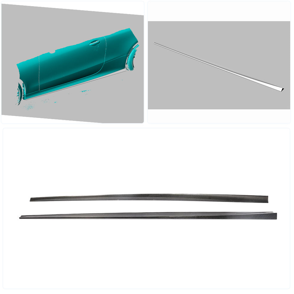 Mercedes Benz E Class (W238) C238 A238 Sport 2017-2019 Side Skirts Carbon Fiber-Ahacarbon