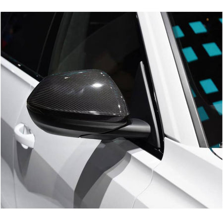 Lamborghini Urus Audi Q8 2018-2021 Mirror Caps Add-on Dry Carbon Fiber-Ahacarbon