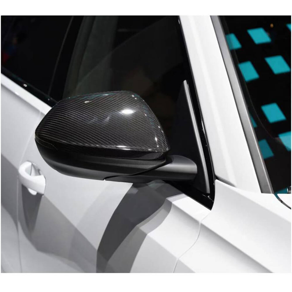 Lamborghini Urus Audi Q8 2018-2021 Mirror Caps Add-on Dry Carbon Fiber-Ahacarbon