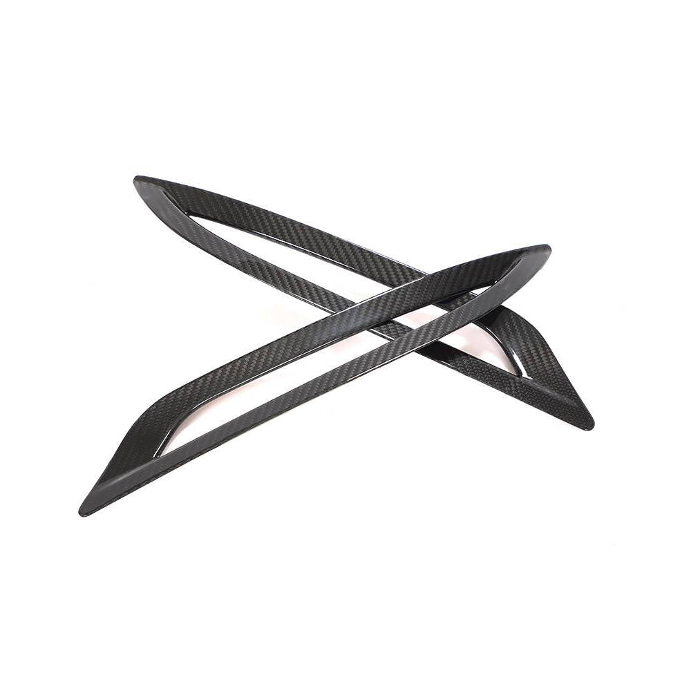 Tesla Model 3 2016-2022 Rear Bumper Reflector Cover Dry Carbon Fiber-Ahacarbon