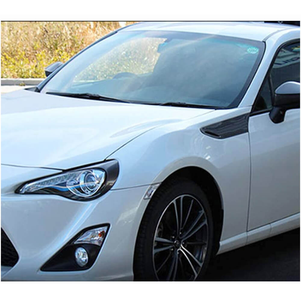 For Subaru BRZ Toyota GT86 FT86 Scion FR-S Dry Carbon Fiber Front Headlight Eyelid Eyebrows-Ahacarbon