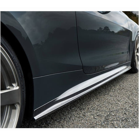 BMW 4 Series G22 G23 420i 430i M Sport M440i M Sport 2020UP Side Skirts Dry Carbon Fiber-Ahacarbon