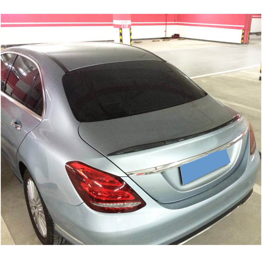 Mercedes Benz C-Class W205 2015-2021 Rear Trunk Spoiler Carbon Fiber-Ahacarbon