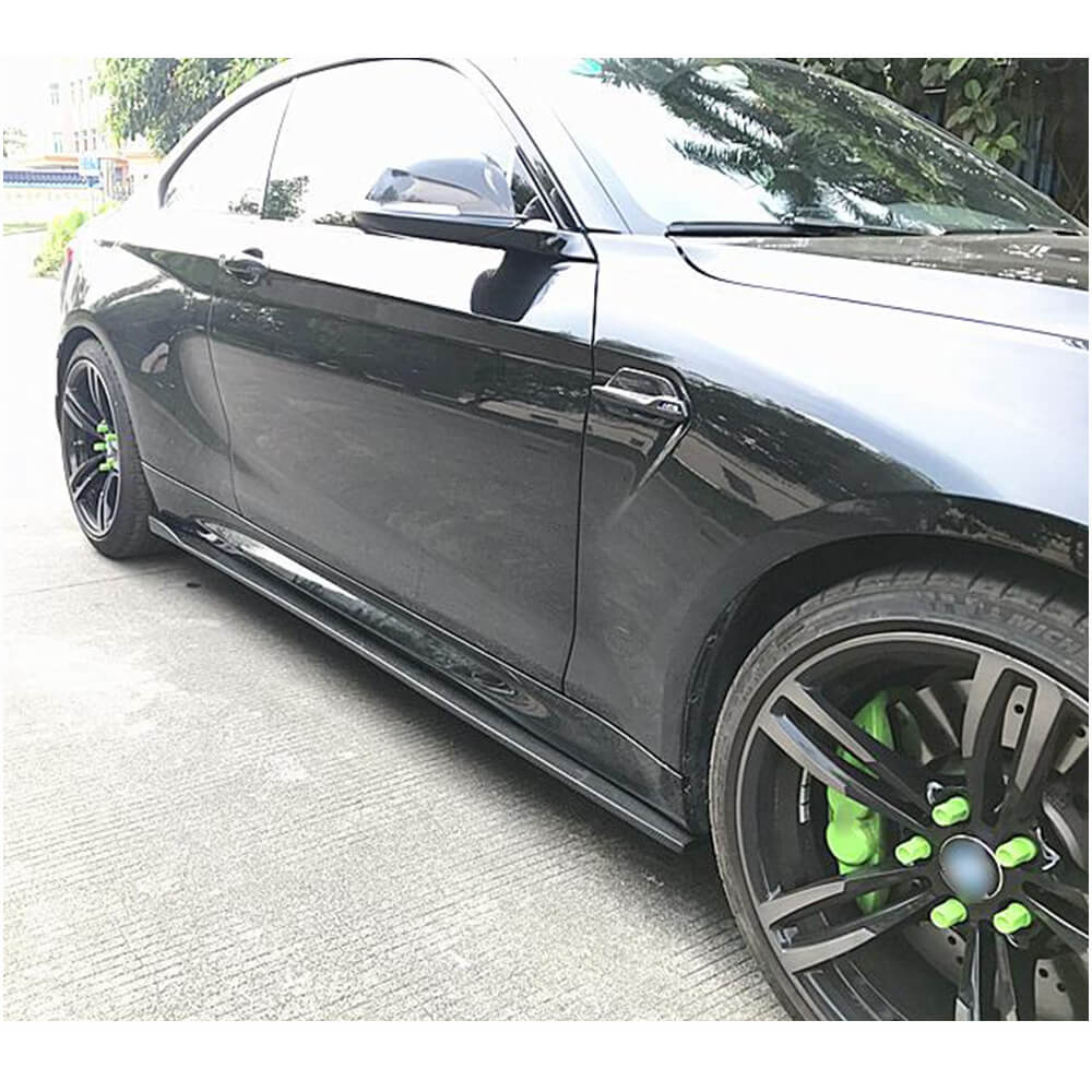 BMW 2 Series F87 M2 M2C 2016-2020 Side Skirts Carbon Fiber-Ahacarbon