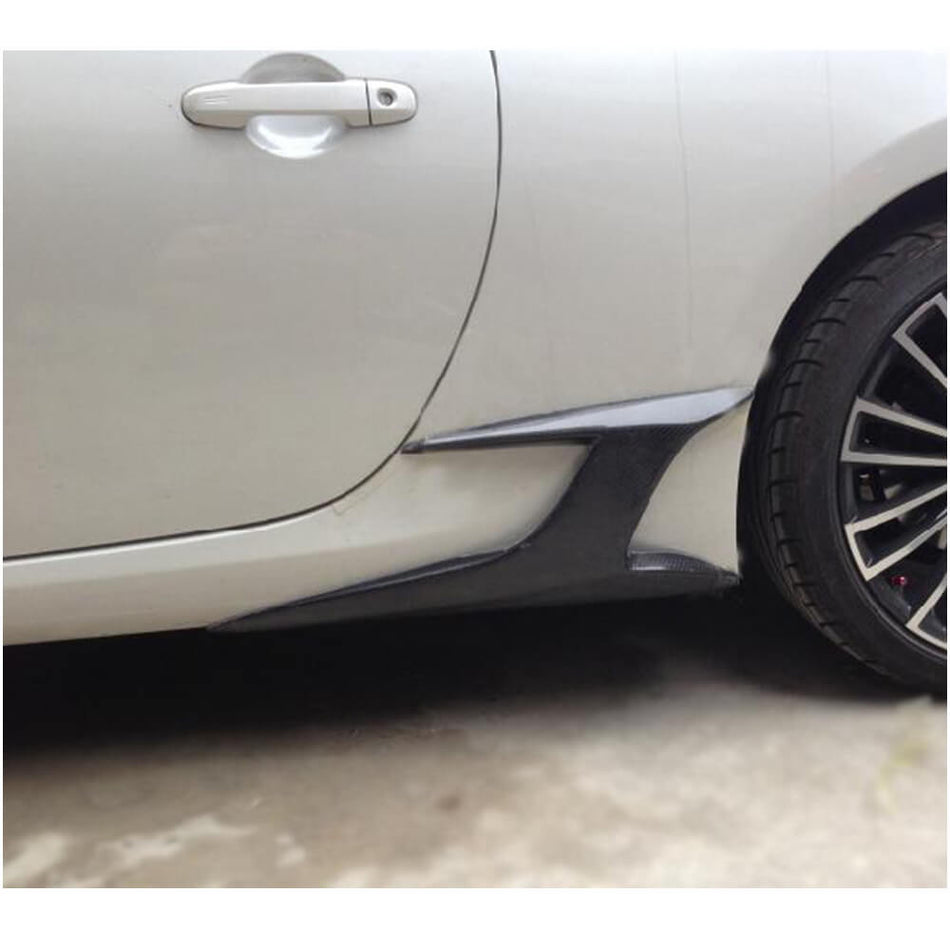 Subaru BRZ Toyota GT86 FT86 Scion FR-S Side Skirts Carbon Fiber-Ahacarbon