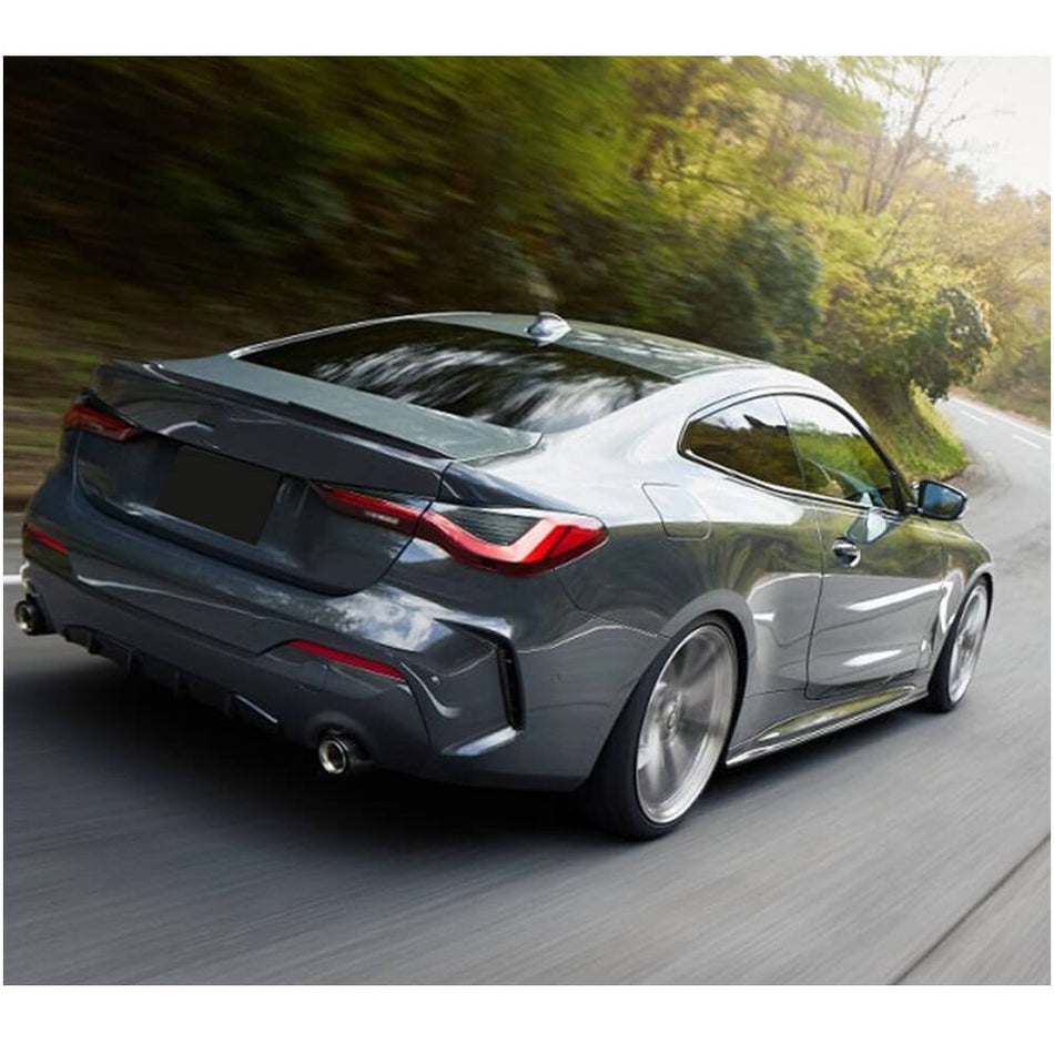 BMW 4 Series G22 G23 420i 430i M Sport M440i M Sport 2020UP Side Skirts Dry Carbon Fiber-Ahacarbon