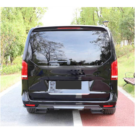 Mercedes Benz V Class W447 2016-2019 Rear Bumper Diffuser Carbon Fiber-Ahacarbon