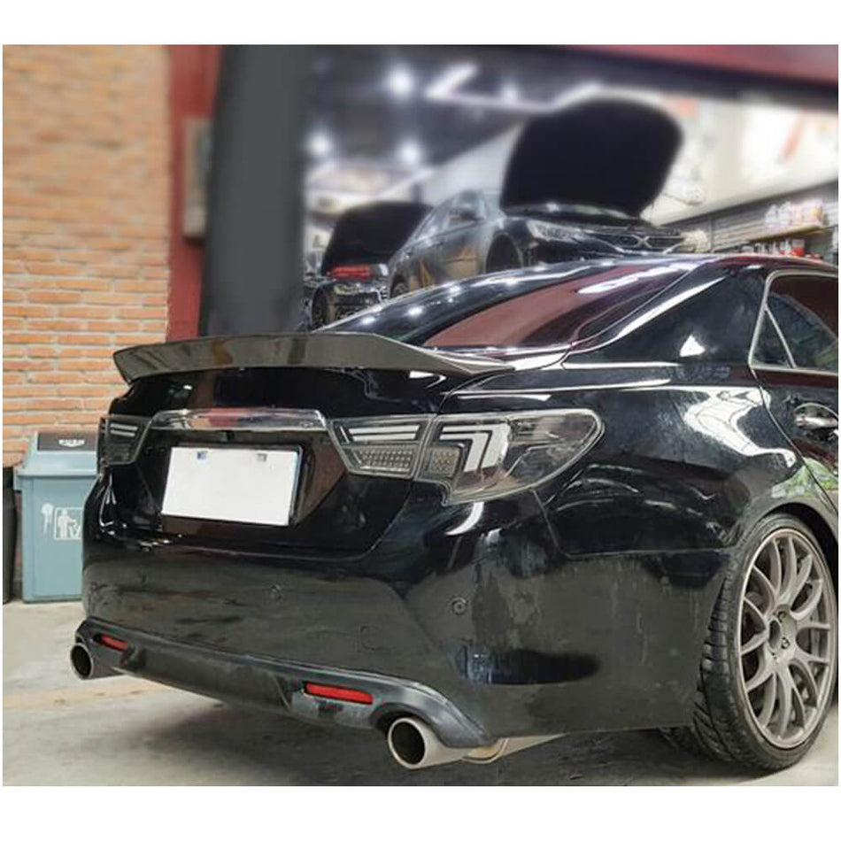 Toyota Mark X/Reiz 2011-2017 Rear Trunk Spoiler Carbon Fiber-Ahacarbon