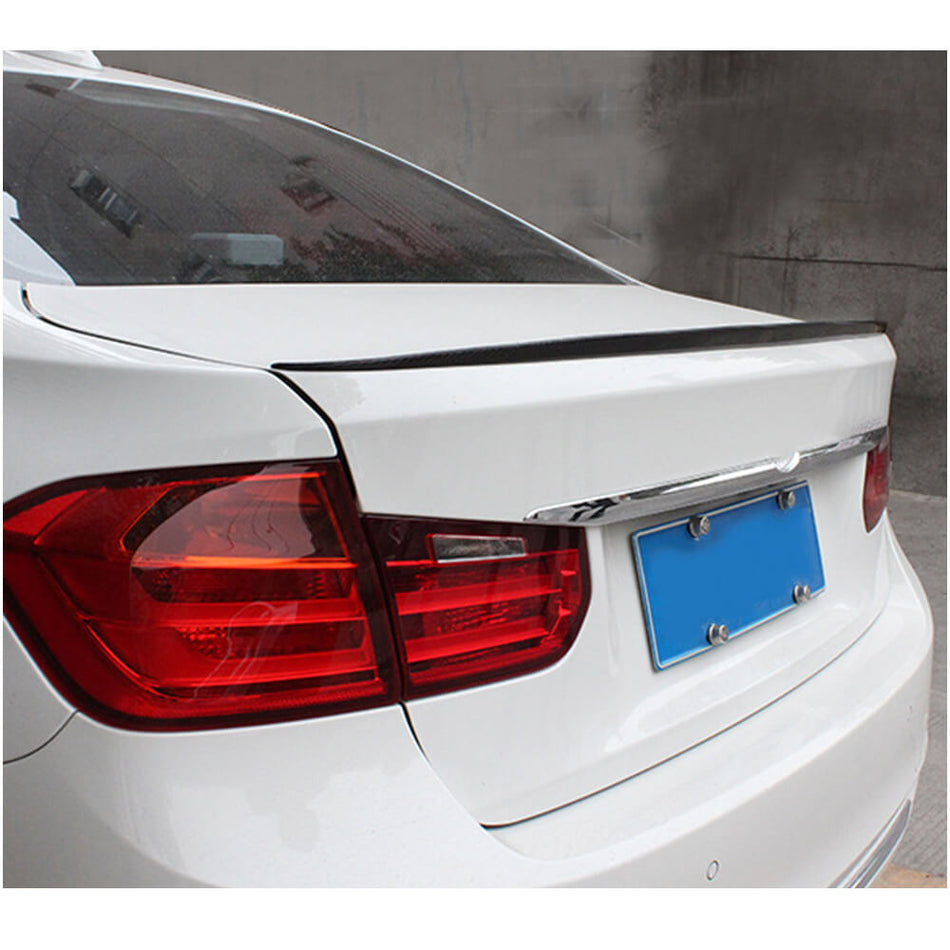 BMW 3 Series F30 12-18 F80 M3 14-20 Sedan Rear Trunk Spoiler Carbon Fiber-Ahacarbon