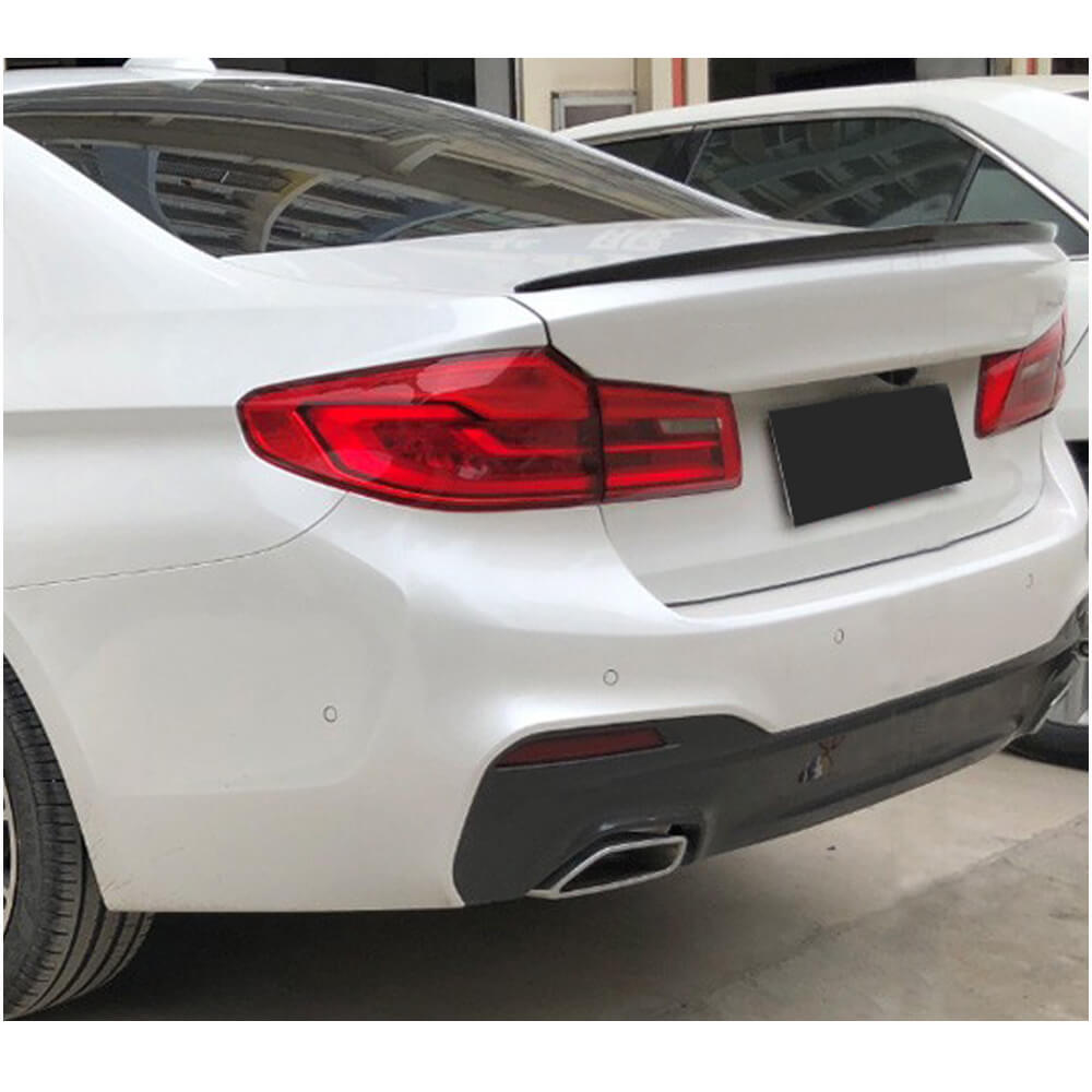 BMW 5 Series G30 F90 M5 2017-2023 Rear Trunk Spoiler Carbon Fiber-Ahacarbon