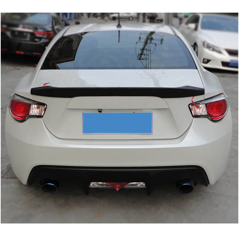 Subaru BRZ Toyota GT86 FT86 Scion FR-S Rear Trunk Spoiler Carbon Fiber-Ahacarbon