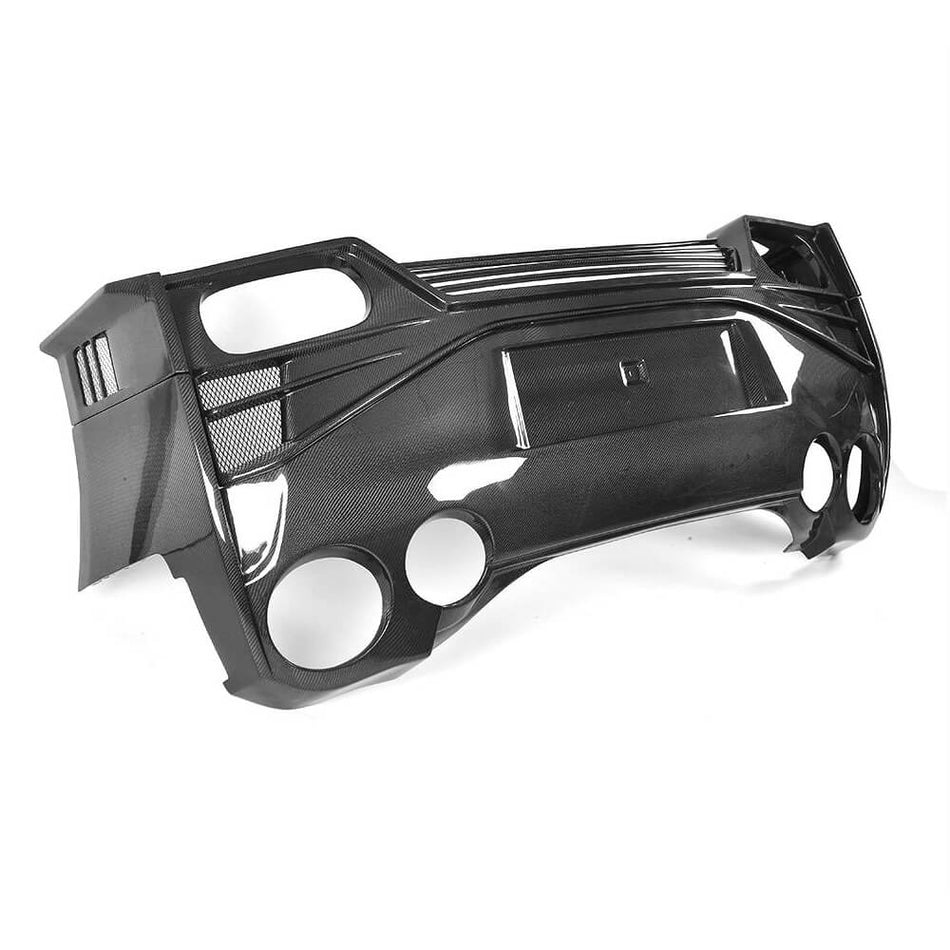 Nissan GTR Coupe 2009-2015 Rear Bumper Pure Carbon Fiber-Ahacarbon