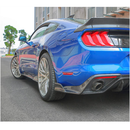 Ford Mustang V8 GT 2018-2020 Side Skirts Carbon Fiber-Ahacarbon