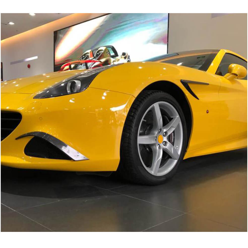 Ferrari California T Base Convertible 2015-2018 Side Air Fender Vents Carbon Fiber-Ahacarbon