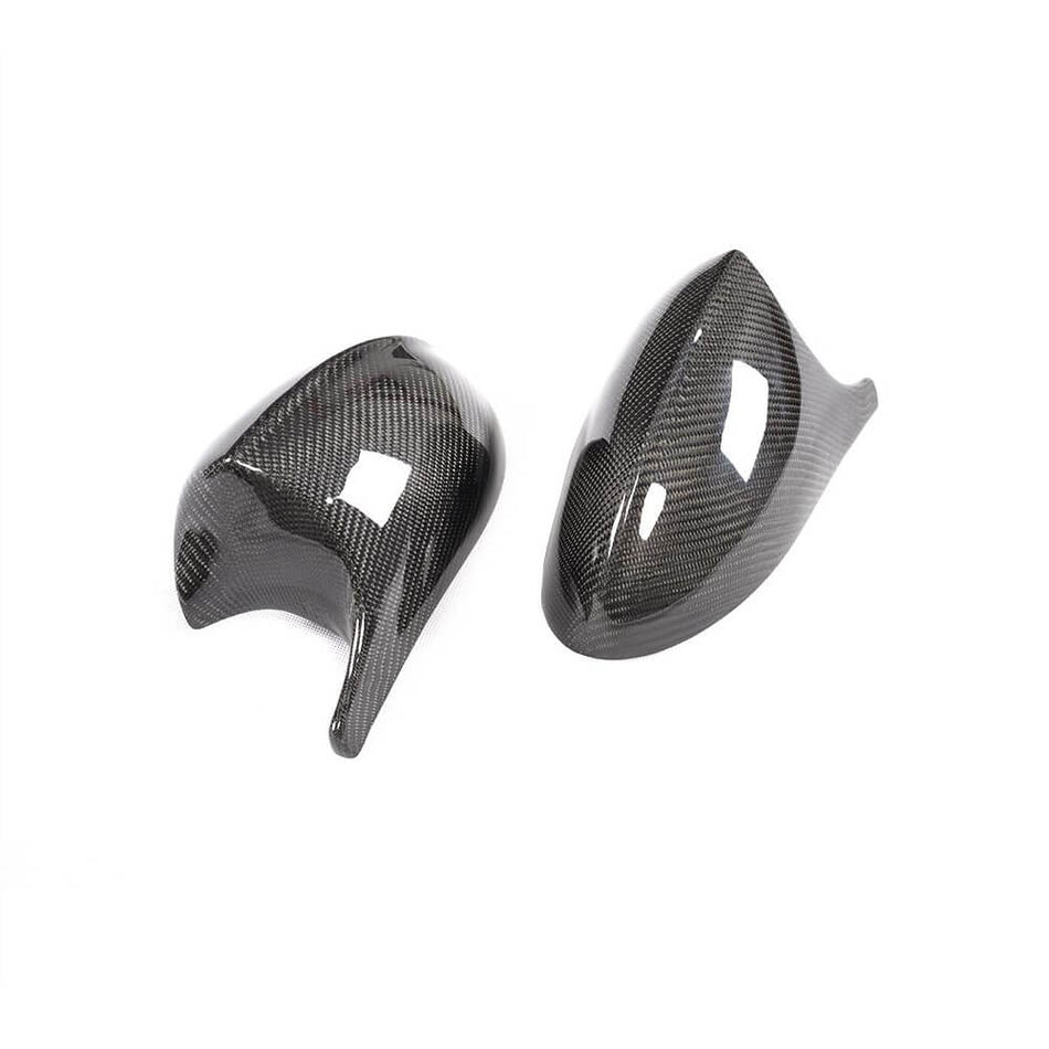 BMW 3 Series E90 E91 05-07 E92 E93 06-09 Mirror Covers LHD Pair Carbon Fiber-Ahacarbon