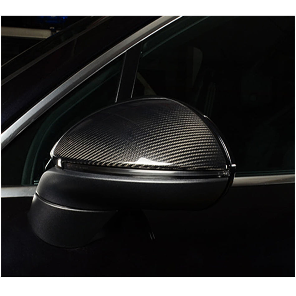 Porsche Cayenne 958 Sport Utility 2018-2021 Mirror Covers Carbon Fiber-Ahacarbon