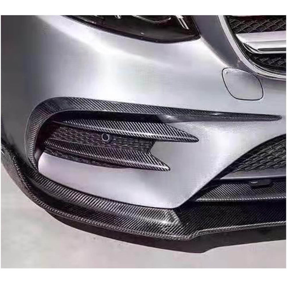 Mercedes Benz W213 Sport E43 AMG 2017-2019 Front Bumper Vents Carbon Fiber-Ahacarbon