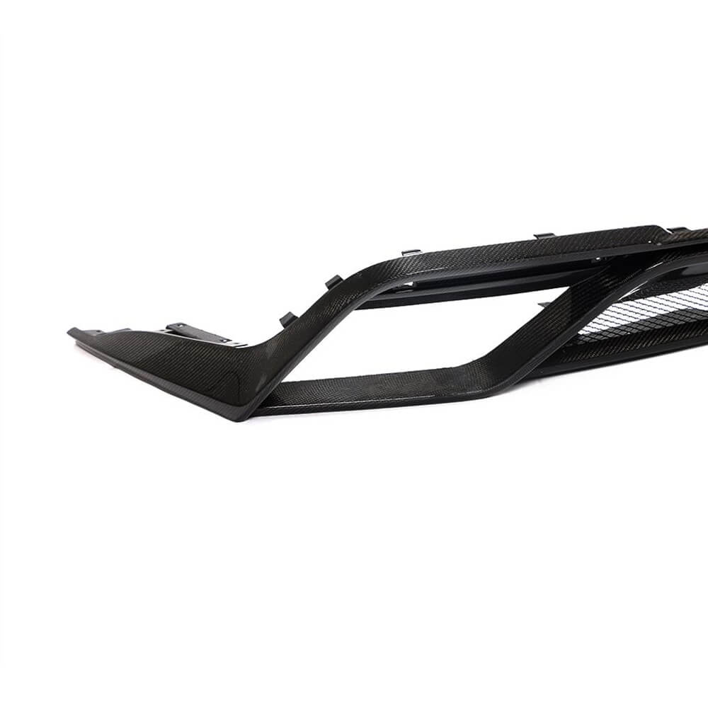 Ford Mustang V8 GT 2018-2021 Rear Bumper Diffuser Carbon Fiber-Ahacarbon