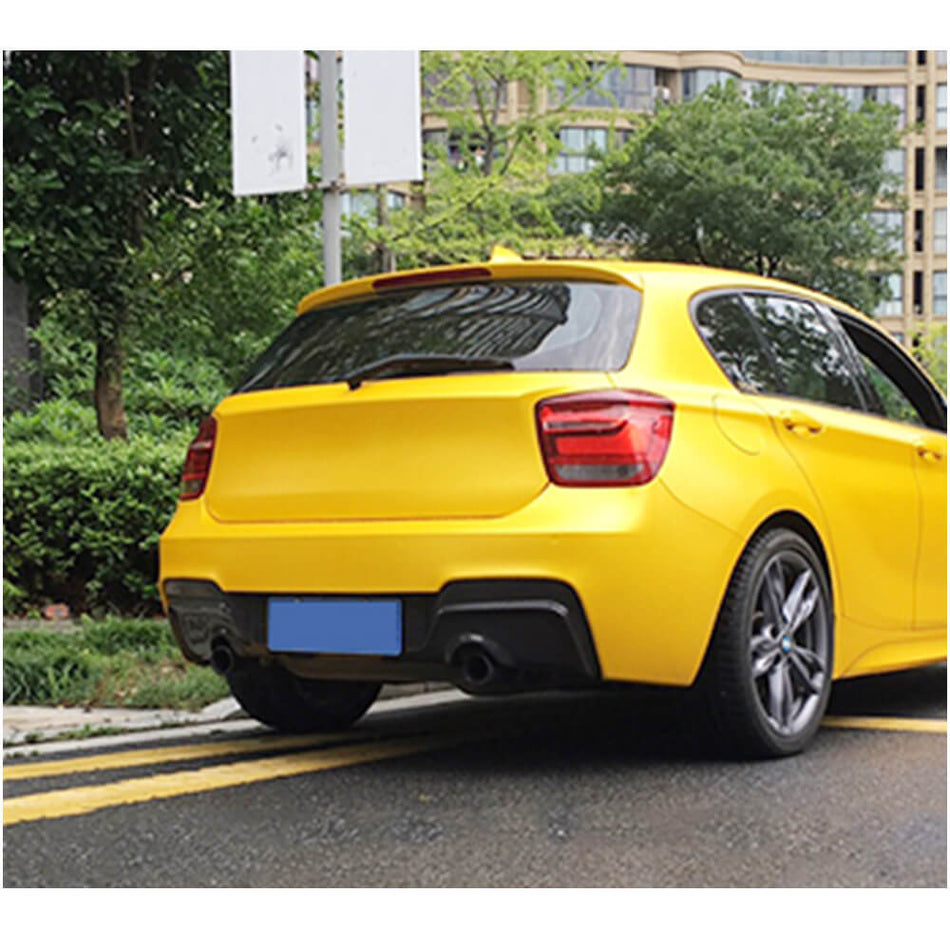 BMW 1 Series F20 125i M Sport Pre-LCI 2012-2015 Rear Bumper Diffuser Carbon Fiber-Ahacarbon